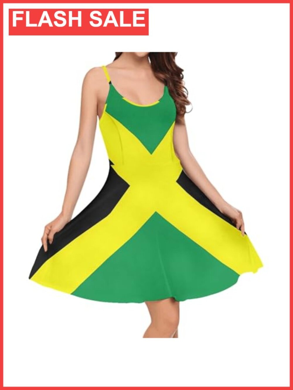Women's Sleeveless Spaghetti Strap Flowy Mini Beach Sundress Loose Fit Casual